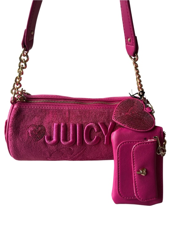 Juicy Couture Handbags - Juicy Couture Velour barrel bag